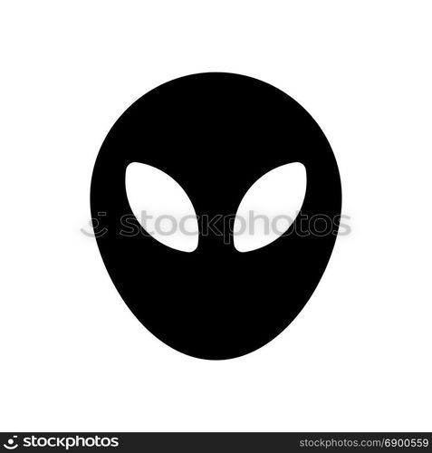 alien emoji, icon on isolated background