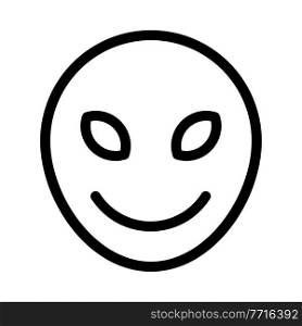 Alien Face Emoticon