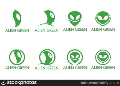 Alien head  Logo And Symbol icon Vector