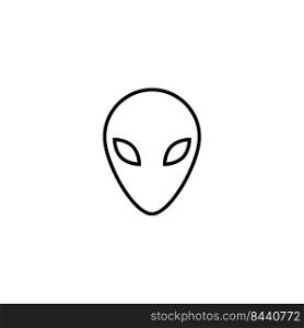 alien icon. vector illustration,sign and symbol template design