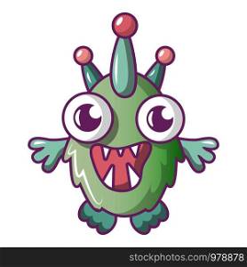 Alien monster icon. Cartoon illustration of alien monster vector icon for web. Alien monster icon, cartoon style