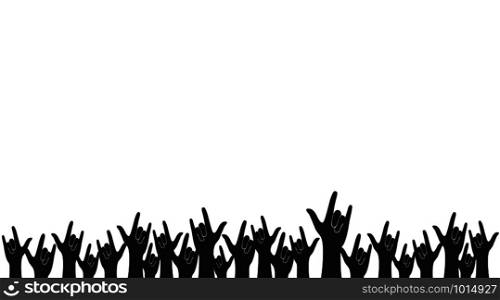 all hands up love sign reflect and background vector