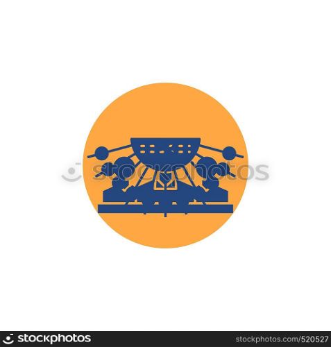 Allocation, group, human, management, outsource Glyph Icon.. Vector EPS10 Abstract Template background
