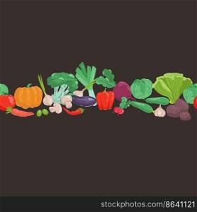 Almond border. Vector seamless band. Floral plant and nuts, green leaves. Color illustration on black background. Organic milk, oil. Almond border. Vector seamless band. Floral plant and nuts, green leaves. Color illustration on black background. Organic milk, oil,