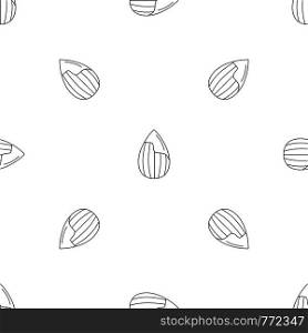 Almond pattern seamless vector repeat geometric for any web design. Almond pattern seamless vector