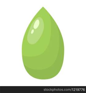 Aloe cactus avocado poison drop isolated on white background. Vector illustration for any design.
