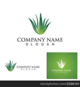 Aloe vera logo and symbol