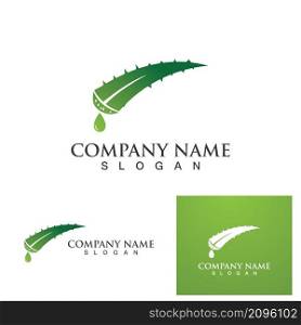 Aloe vera logo and symbol