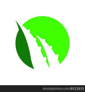 aloe vera logo stock illustration design