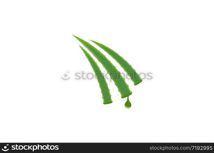 Aloe vera vector illustration design icon template