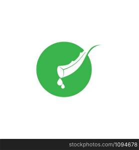 Aloe vera Wave Logo Template vector symbol nature