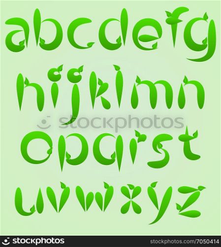 alphabet. fun colorful alphabet letters and numbers vector illustration