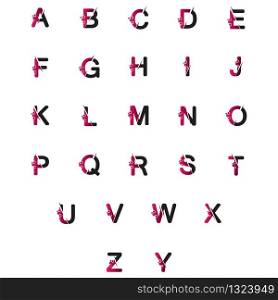 Alphabet Icon With Creative design Modern. Vector Illustration