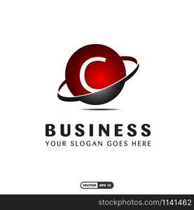 Alphabetical logo of business company and typography vector