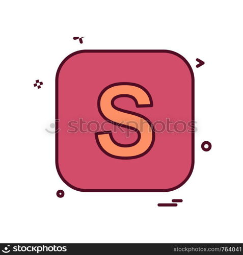 Alphabets icon design vector