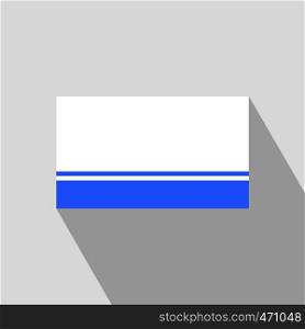 Altai Republic flag Long Shadow design vector