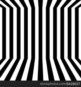 Alternating white and black stripes background