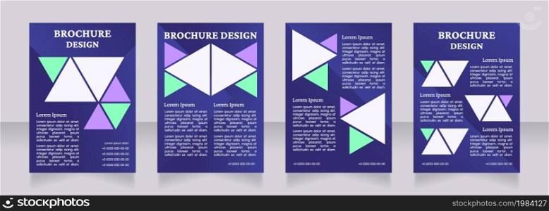 Alternative power solutions blank brochure layout design. Vertical poster template set with empty copy space for text. Premade corporate reports collection. Editable flyer paper pages. Alternative power solutions blank brochure layout design