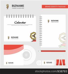 Alternative way road sign Logo, Calendar Template, CD Cover, Diary and USB Brand Stationary Package Design Vector Template