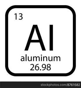 aluminum icon vector template design