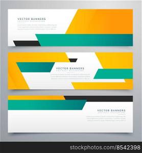 amazing geometric banners and headers collection