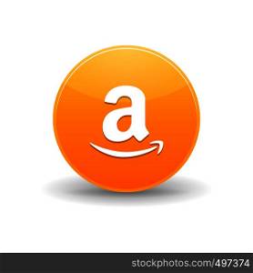 Amazon alt icon in simple style on a white background. Amazon alt icon in simple style