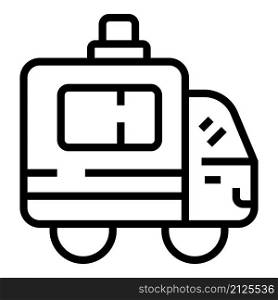 Ambulance car icon outline vector. Hospital emergency. Paramedic doctor. Ambulance car icon outline vector. Hospital emergency