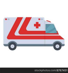 Ambulance icon cartoon vector. Car emergency. Medical accident. Ambulance icon cartoon vector. Car emergency
