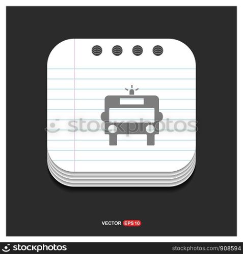 Ambulance Icon - Free vector icon