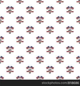 American flag constitution day pattern seamless vector repeat for any web design. American flag constitution day pattern seamless vector