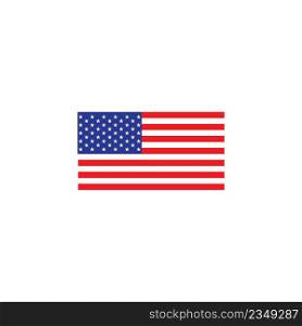 American flag icon,vector illustration symbol design.