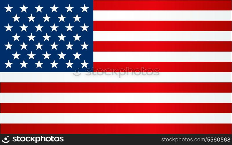 American Flag. Patriotic background. Vector illustration. EPS 10