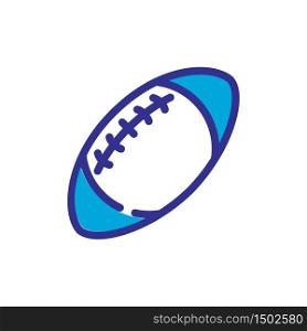 american football, ball icon, color style design