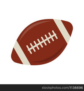 American football ball vector isolated on white background
