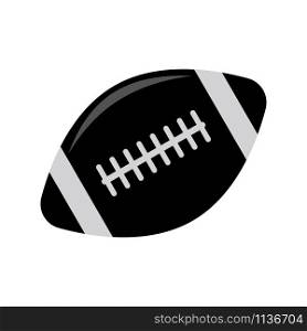 American football ball vector isolated on white background