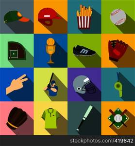 American football flat icons for web and mobile devices. American football flat icons