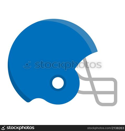 American football helmet illustration isolated - sport icon. American football helmet.