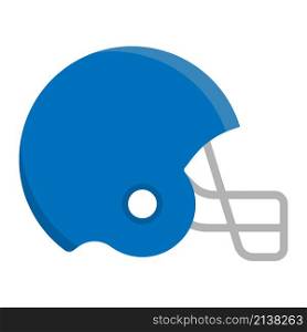 American football helmet illustration isolated - sport icon. American football helmet.