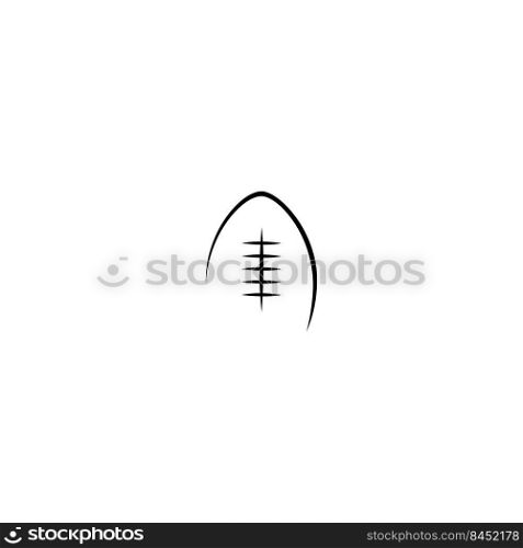 american football icon stock illustration design