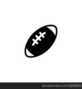 American football icon template. Vector illustration