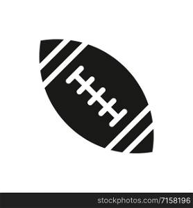 American football icon vector design template on white background