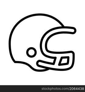 american football icon vector line style