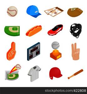 American football isometric 3d icons isolated on a white background. American football isometric 3d icons
