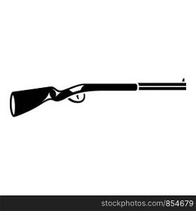 American hunting rifle icon. Simple illustration of american hunting rifle vector icon for web design isolated on white background. American hunting rifle icon, simple style