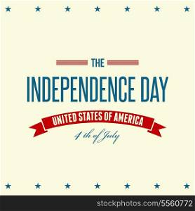 American Independence Day Patriotic background. Vector illustration