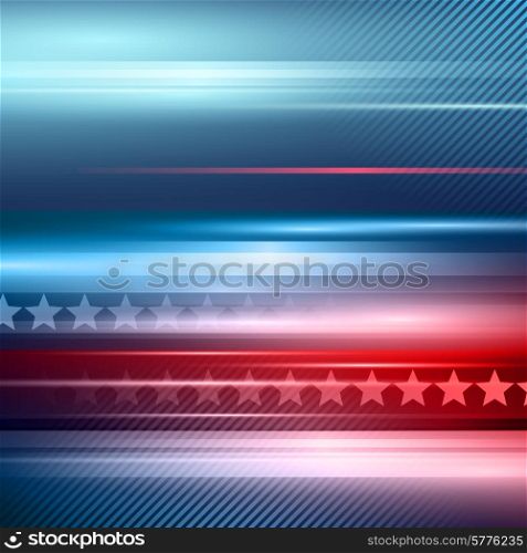 American Independence Day. Vector striped red and blue background EPS 10. American Independence Day. Vector striped red and blue background