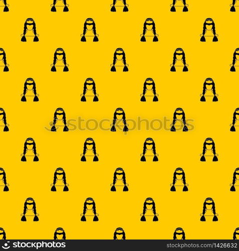 American indian pattern seamless vector repeat geometric yellow for any design. American indian pattern vector