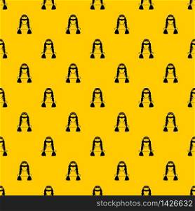 American indian pattern seamless vector repeat geometric yellow for any design. American indian pattern vector