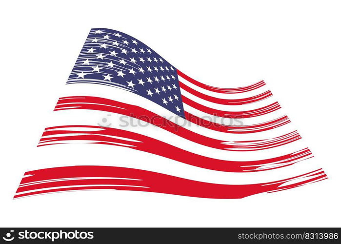 American vector icon illustration design template