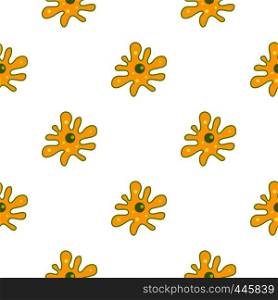 Amoeba pattern seamless background in flat style repeat vector illustration. Amoeba pattern seamless